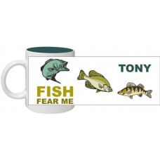 Fish Fear Me Mug - Personalized