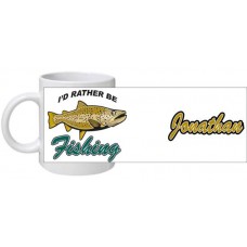 I'd Rather Be Fishing Mug - Personalized