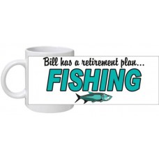 Fishing Retirement Plan Mug - Personalized