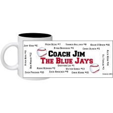 Baseball Coach Mug - Personalized