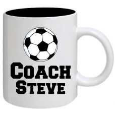Soccer Coach Name Mug - Personalized