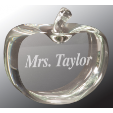 Apple Flat Crystal Custom - Personalized