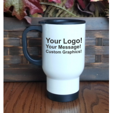 Logo Custom Design Travel Mug - Personalized