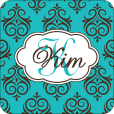 Coaster Elegant Teal-Brown - Personalized