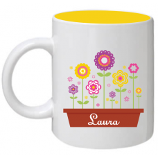 Flower Pot Mug 1 - Personalized