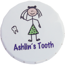 Tooth Holder - Girl - Personalized