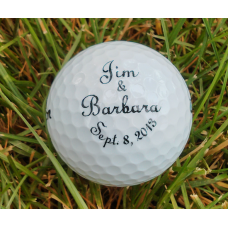Wedding Custom Golf Ball - Personalized