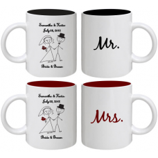 Mr & Mrs Mugs (Set of 2) - Personalized