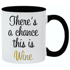 This Might Be Wine Mug Black - Personalized
