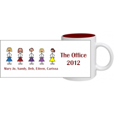 Stick People Office Mug - Personalized