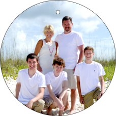 Photo Ornament 2-Sided - Personalized