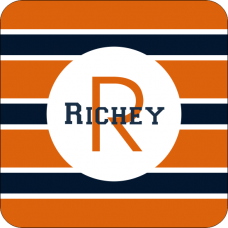 Coaster Sports Orange-Blue - Personalized