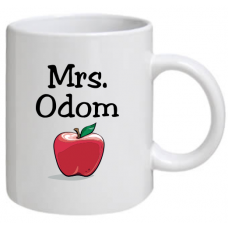 Teacher Apple Mug - Personalized