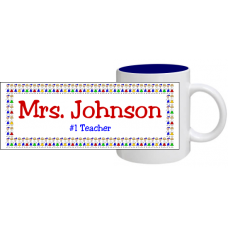 Teacher Kid Border Mug - Personalized