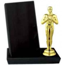 Vertical 4x6 Stand-Up Plaque Award Black Custom - Personalized