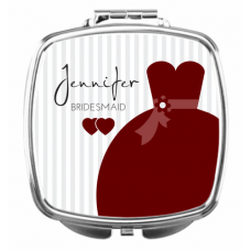 *New* Wedding Bridesmaid Compact Mirror - Personalized