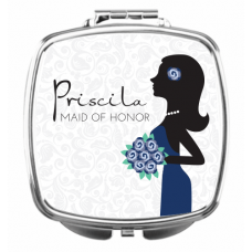 *New* Wedding Maid Of Honor Compact Mirror - Personalized