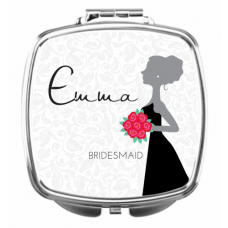 *New* Wedding Bridesmaid 2 Compact Mirror - Personalized